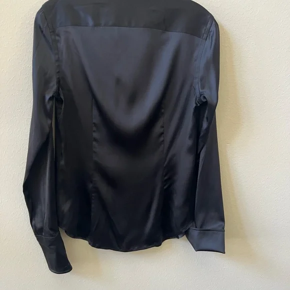 Ralph Lauren Black Silk Blouse - Picture 4 of 10